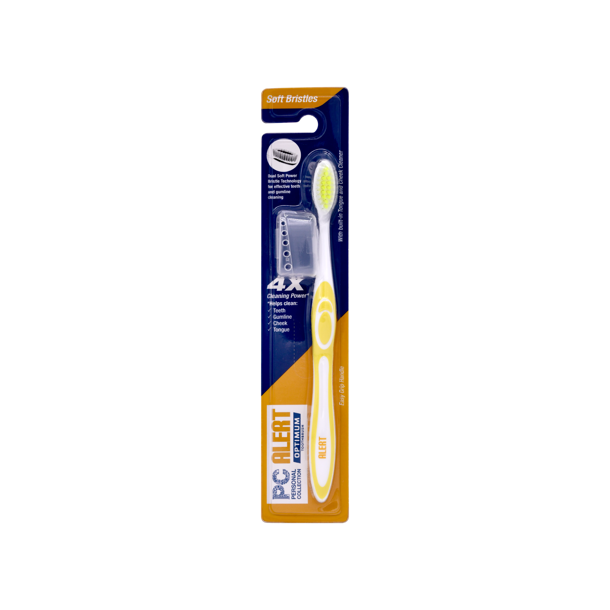 Alert Optimum Toothbrush Yellow