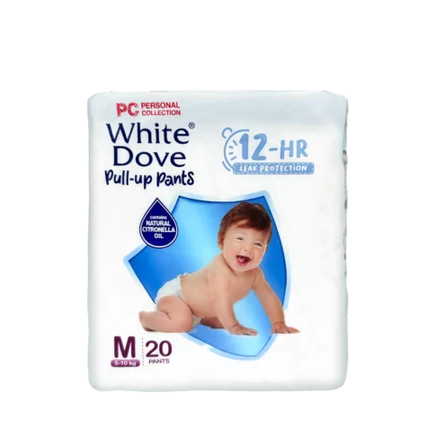 White Dove Baby Pull-Up Pants Citronella Medium