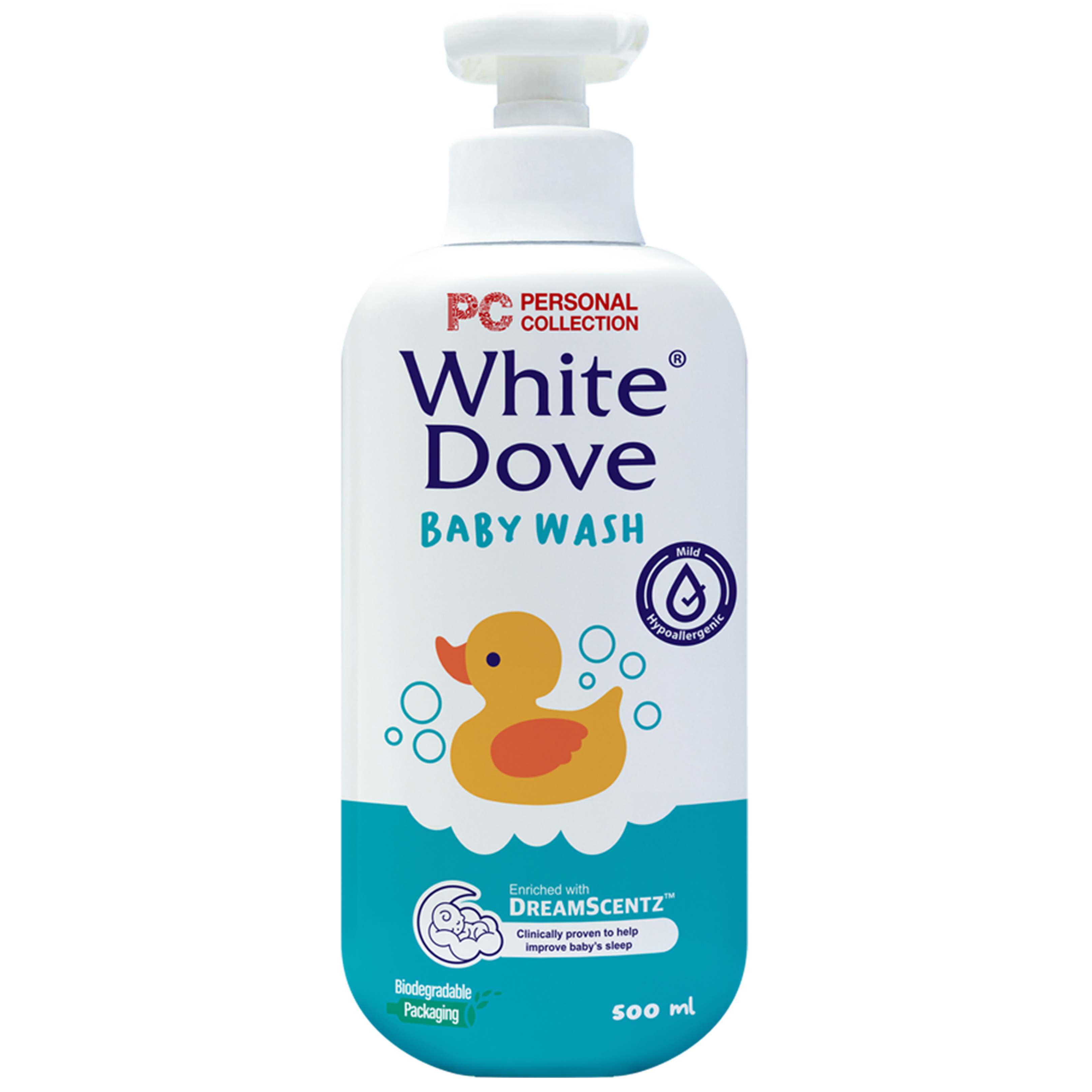 White Dove Baby Wash with Dreamscentz™ 500 mL