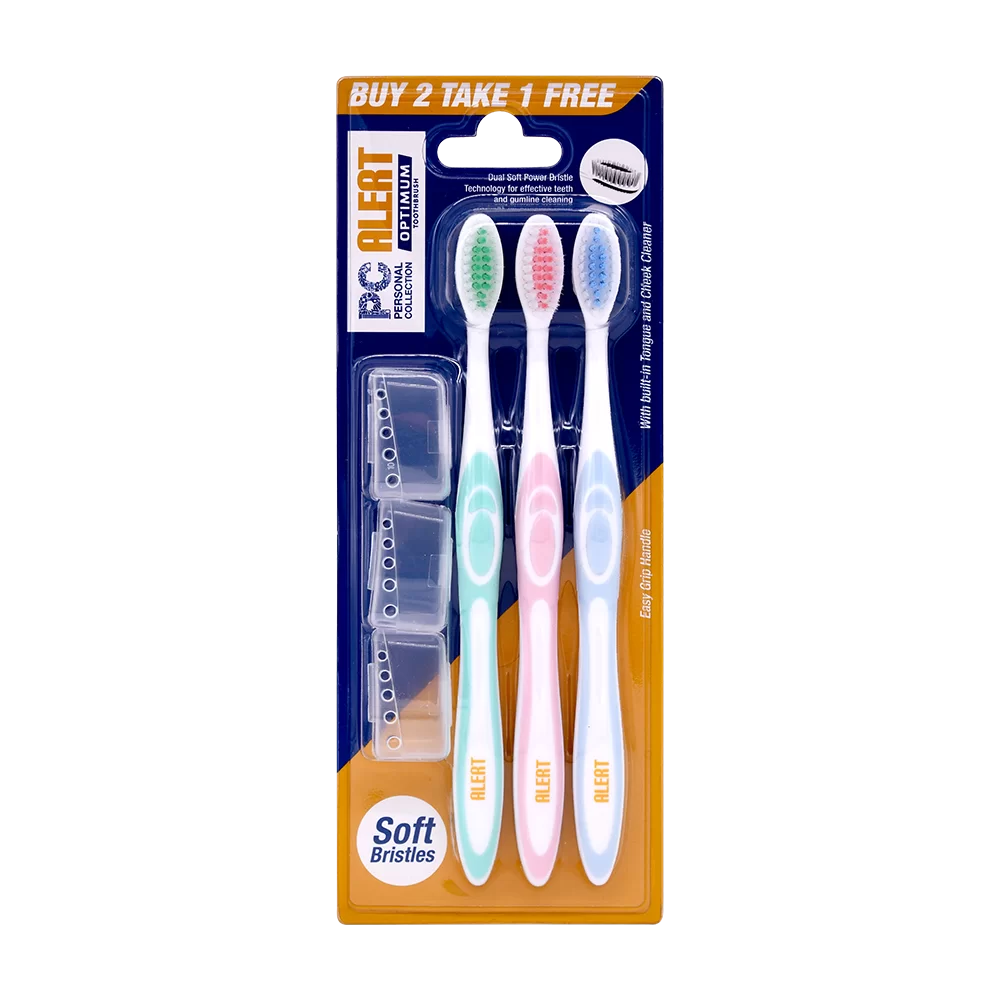 Alert Optimum Toothbrush Value Pack