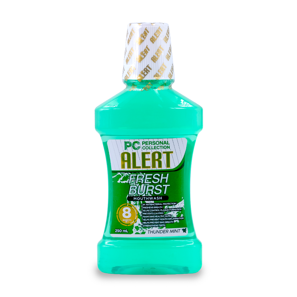 Alert Fresh Burst Mouthwash Thunder Mint