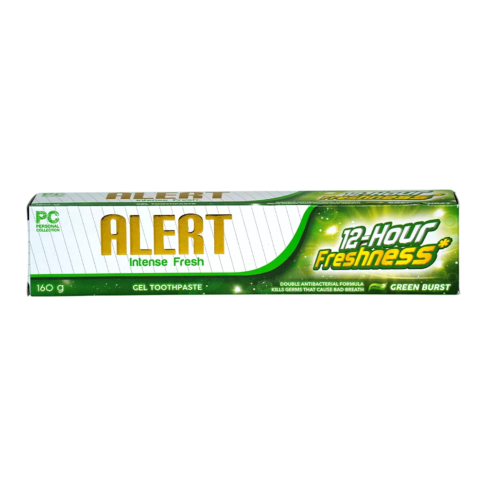 Alert Intense Fresh Gel Toothpaste Green Burst