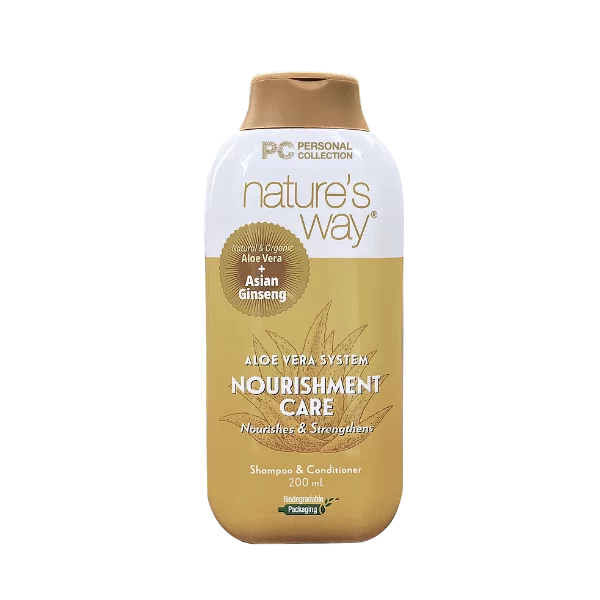 Nature’s Way Aloe Vera System Shampoo and Conditioner Total Nourishment Care