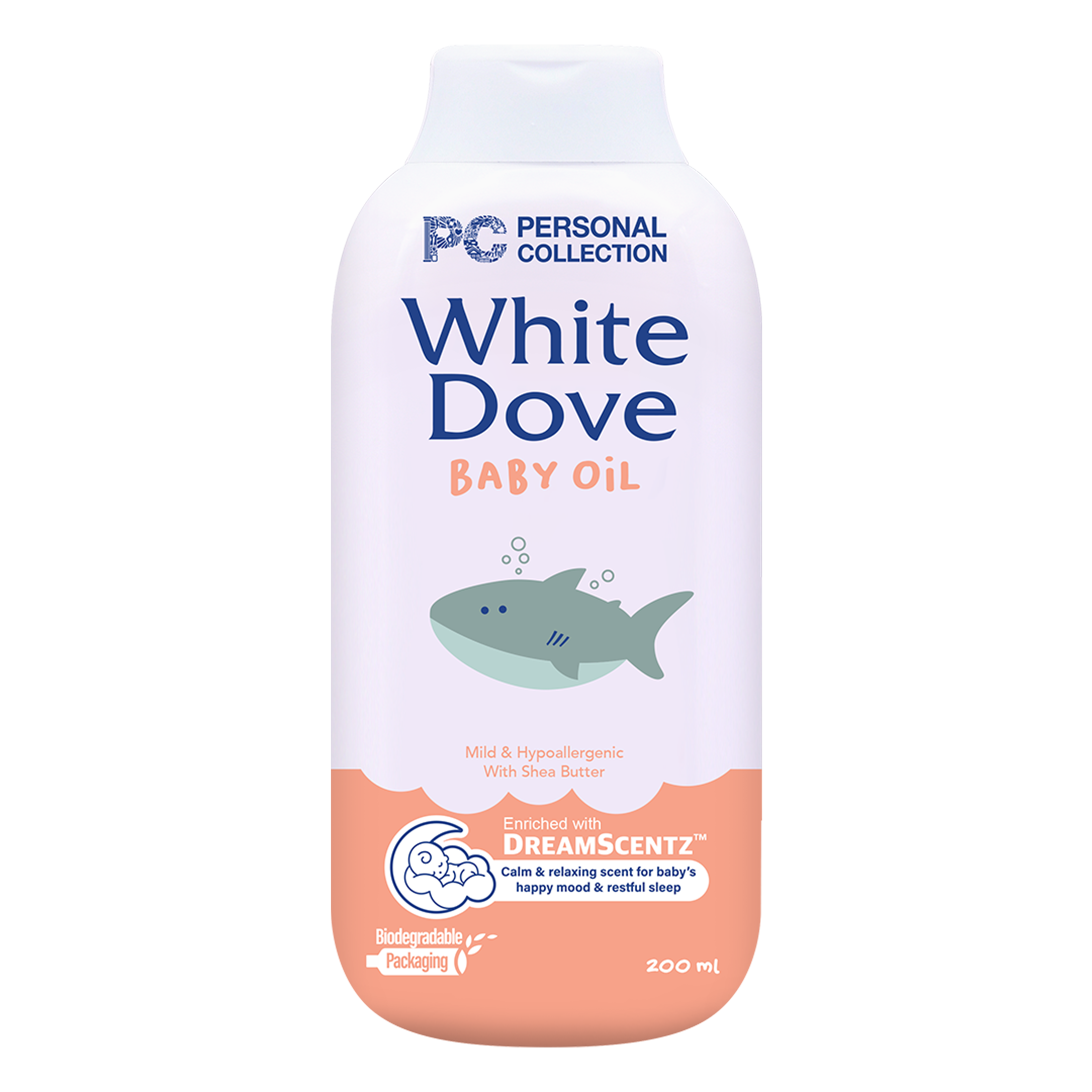 White Dove Baby Oil with Dreamscentz™ 200 mL