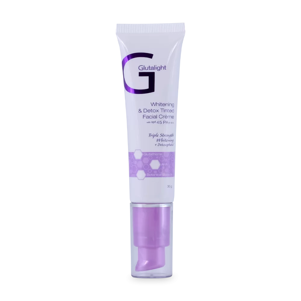 Glutalight Whitening & Detox Tinted Facial Creme with SPF 45 PA+++