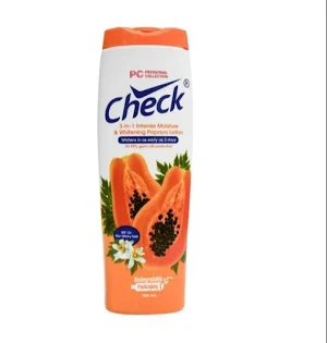 CHECK 3-in-1 Intense Moisture and Whitening Papaya Lotion